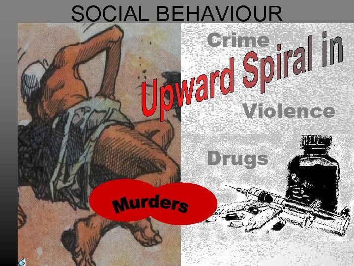 SOCIAL BEHAVIOUR Crime Violence Drugs 