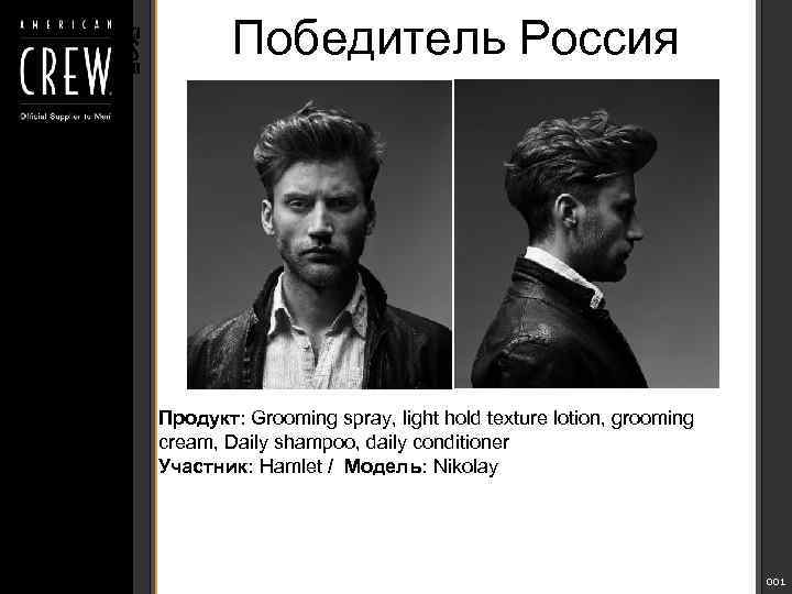 Победитель Россия Продукт: Grooming spray, light hold texture lotion, grooming cream, Daily shampoo, daily