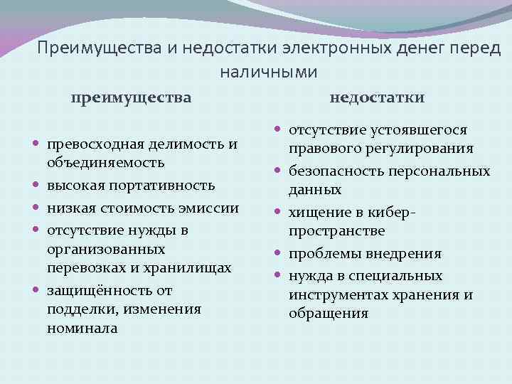 Достоинства и недостатки денег в прошлом. Достоинства и недостатки кредитных денег. Типы денежных средств, их достоинства и недостатки. Типы денег электронные достоинства и недостатки.