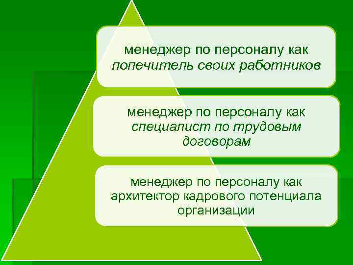 менеджер по персоналу как попечитель своих работников менеджер по персоналу как специалист по трудовым