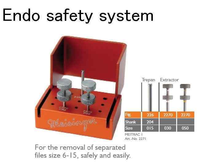 Endo safety system 