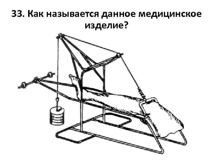 33. Как называется данное медицинское изделие? 