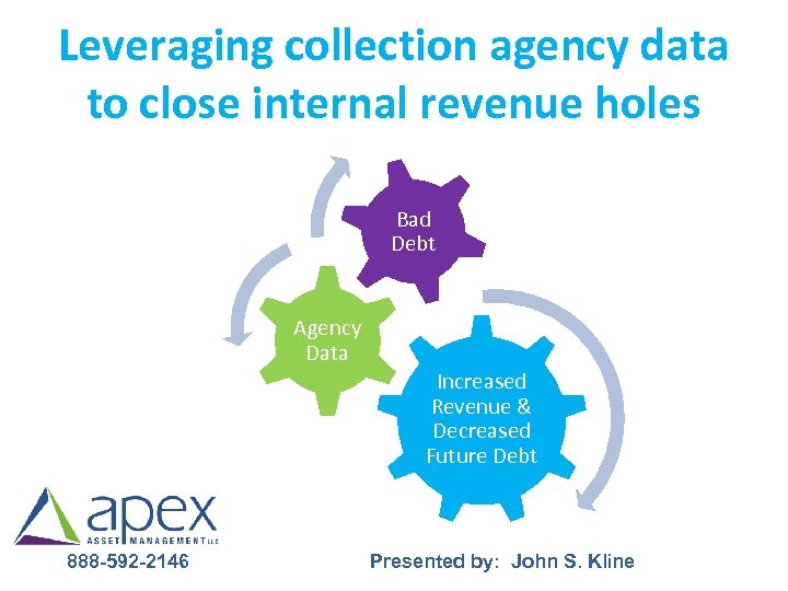 Leveraging collection agency data to close internal revenue holes Bad Debt Agency Data Increased