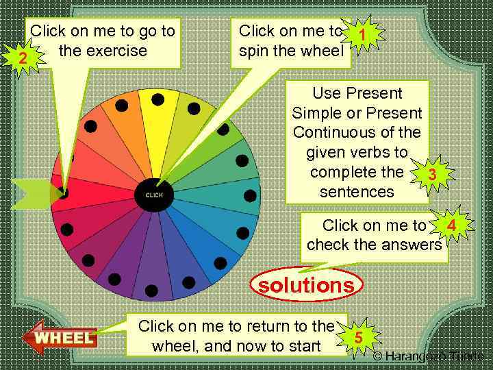 Click on me to go to the exercise 2 Click on me to 1