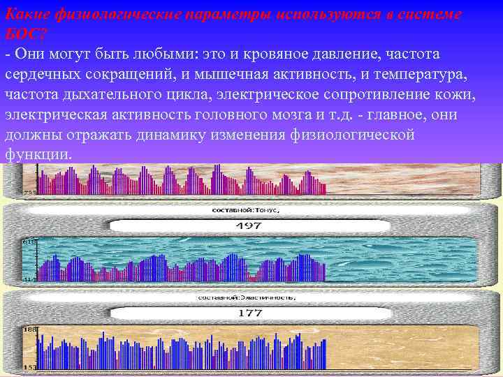 Какие физиологические параметры используются в системе БОС? - Они могут быть любыми: это и