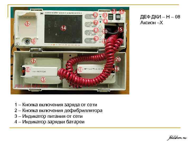 ДЕФ ДКИ – Н – 08 Аксион –Х 1 – Кнопка включения заряда от