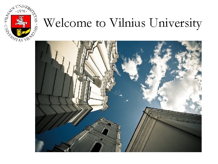 Welcome to Vilnius University 