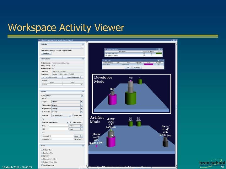 Workspace Activity Viewer 19 March 2018 – 10: 58: 39 (c) 2007 University of