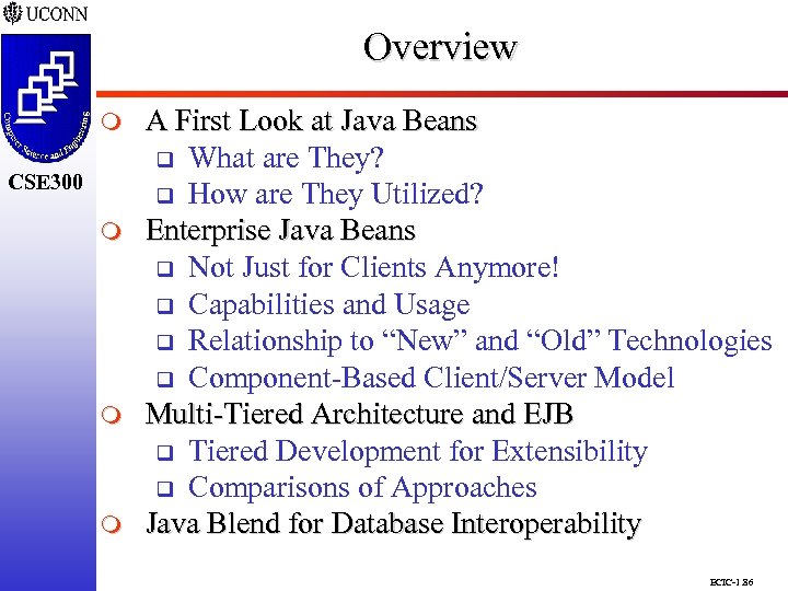 Overview CSE 298 CSE 300 m m m A First Look at Java Beans