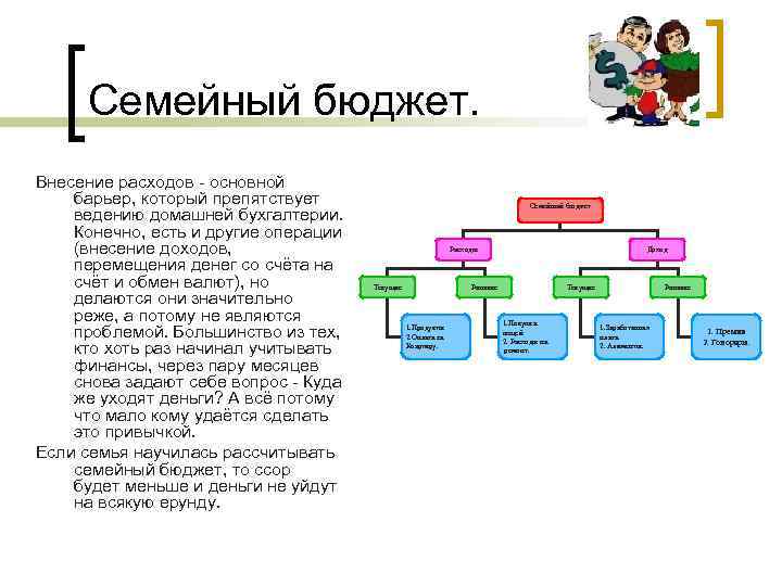 Семейный бюджет. Внесение расходов - основной барьер, который препятствует ведению домашней бухгалтерии. Конечно, есть