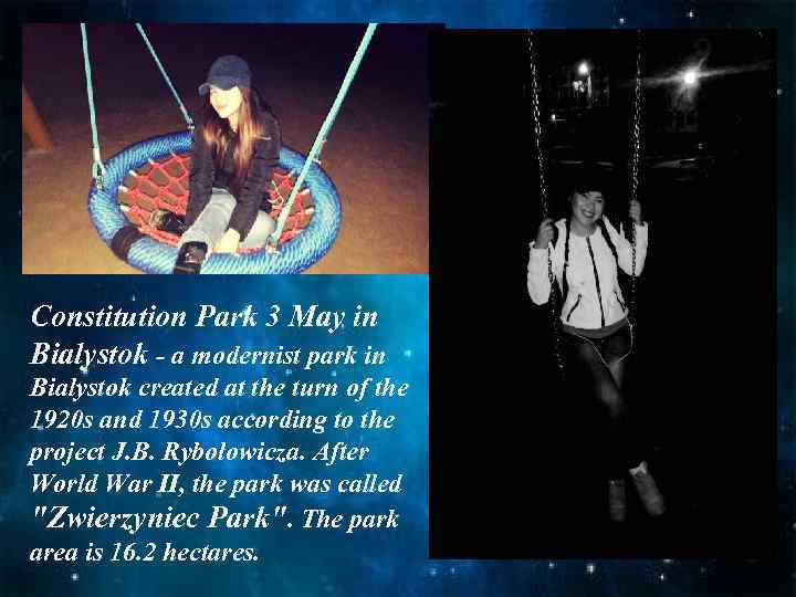 Constitution Park 3 May in Bialystok - a modernist park in Bialystok created at