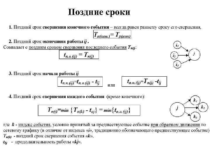 Поздние сроки 