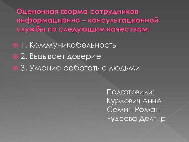 Разделяемые работниками образцы предположений веры и ожиданий это