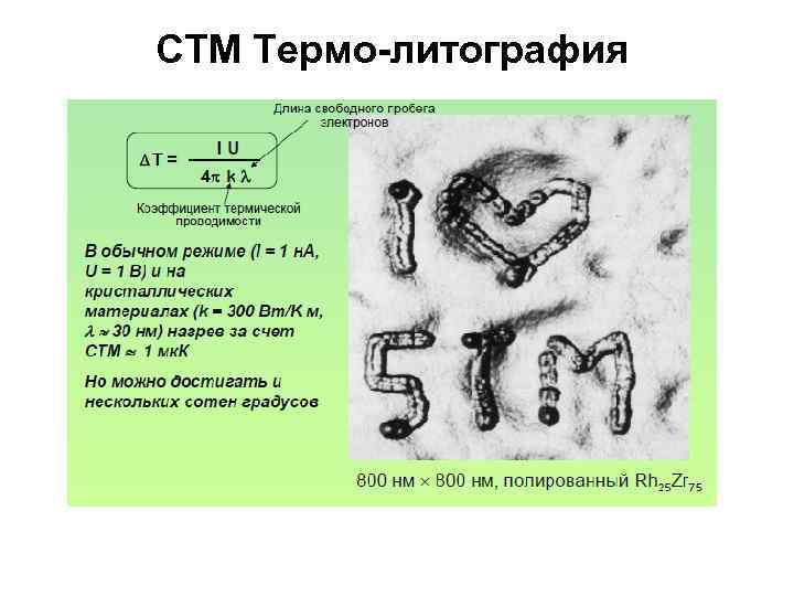 СТМ Термо-литография 
