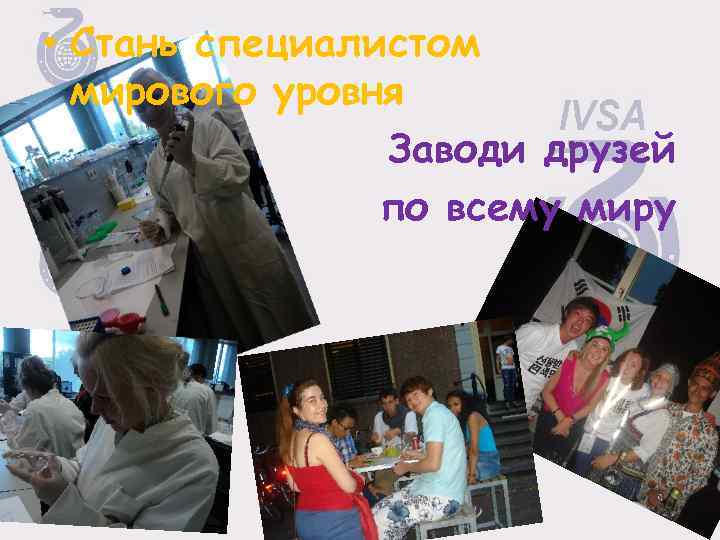  • Стань специалистом мирового уровня Заводи друзей по всему миру 