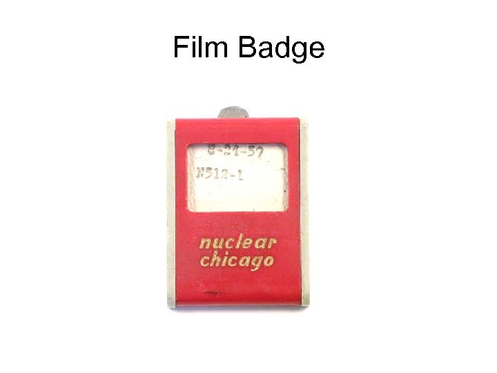  Film Badge 