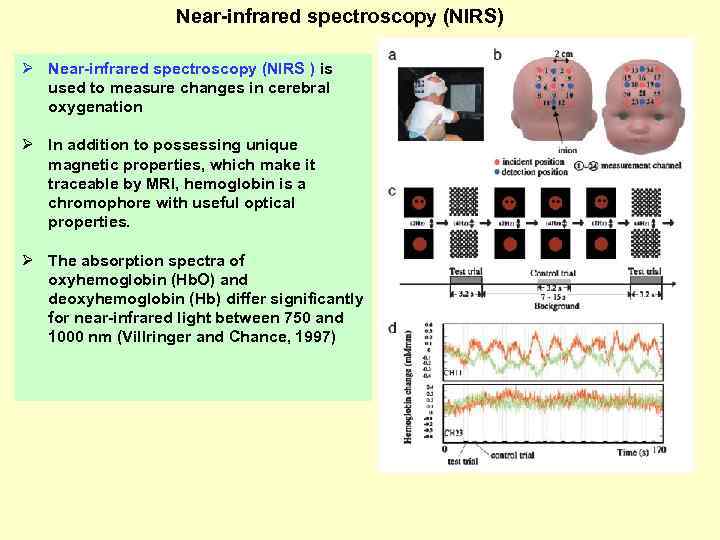 Near-infrared spectroscopy (NIRS) Ø Near-infrared spectroscopy (NIRS ) is used to measure changes in