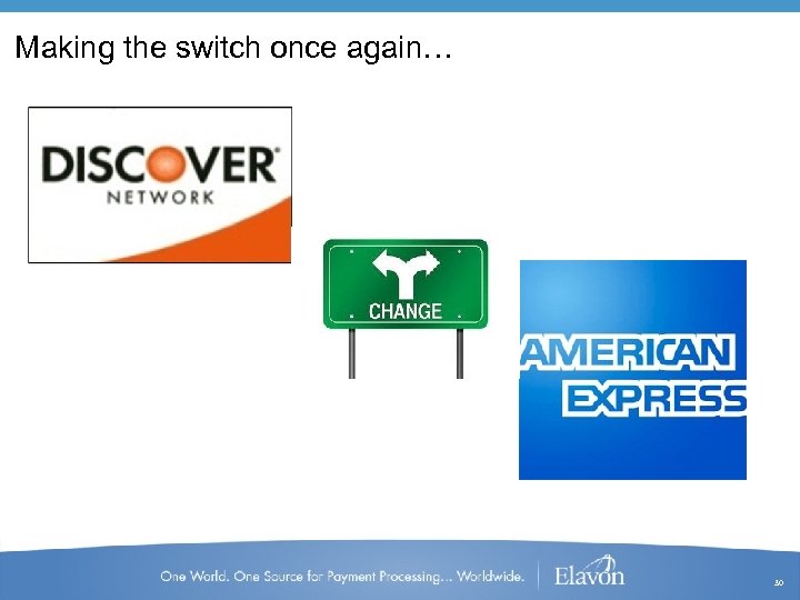 Making the switch once again… 30 