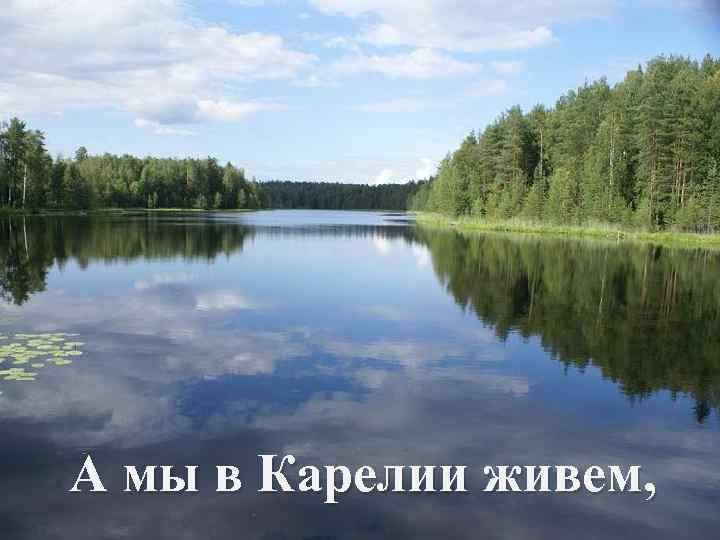 А мы в Карелии живем, 