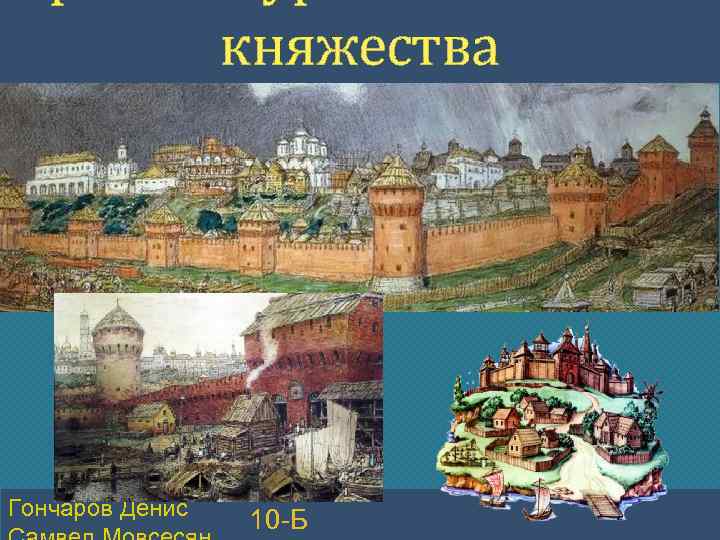 княжества Гончаров Денис 10 -Б 