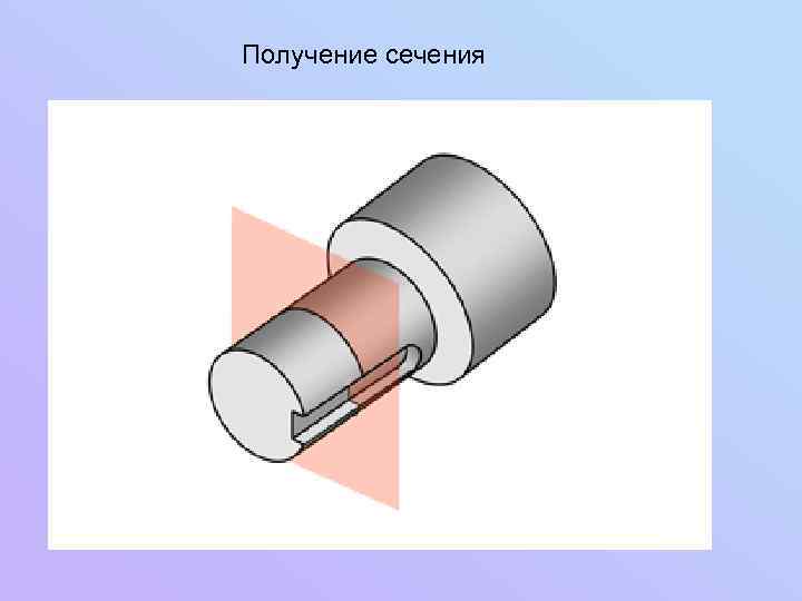 Получение сечения 