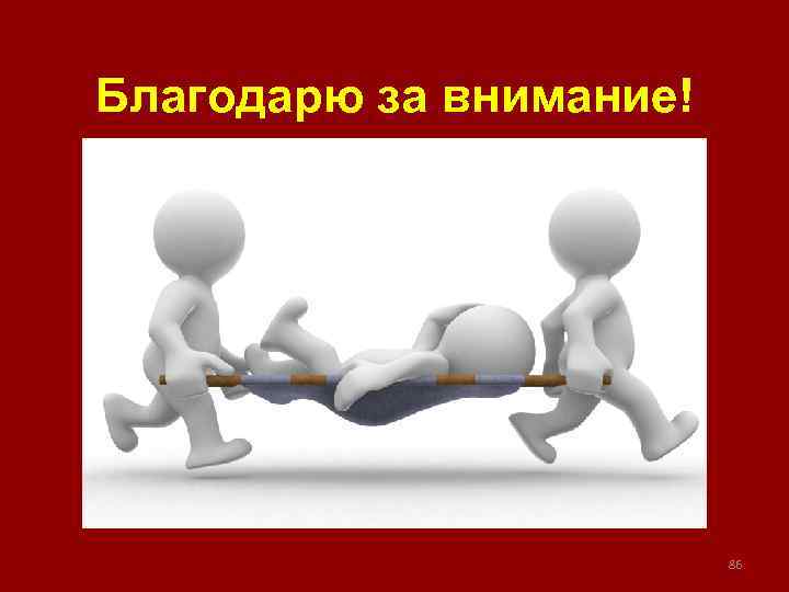 Благодарю за внимание! 86 