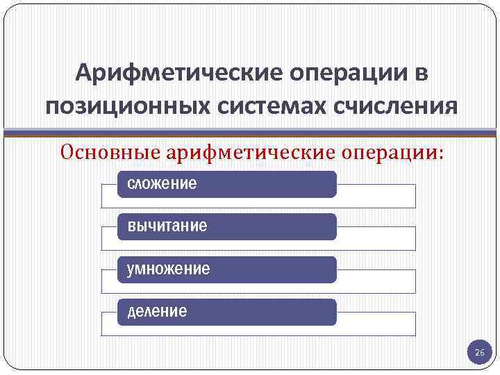 Арифметические основы построении компьютера.. Арифметические основы работы компьютера. Арифметические основы работы компьютера кратко. Позиционная система управления.