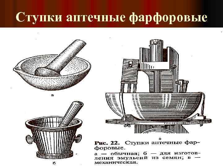 Ступки аптечные фарфоровые 