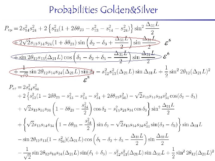 Probabilities Golden&Silver 