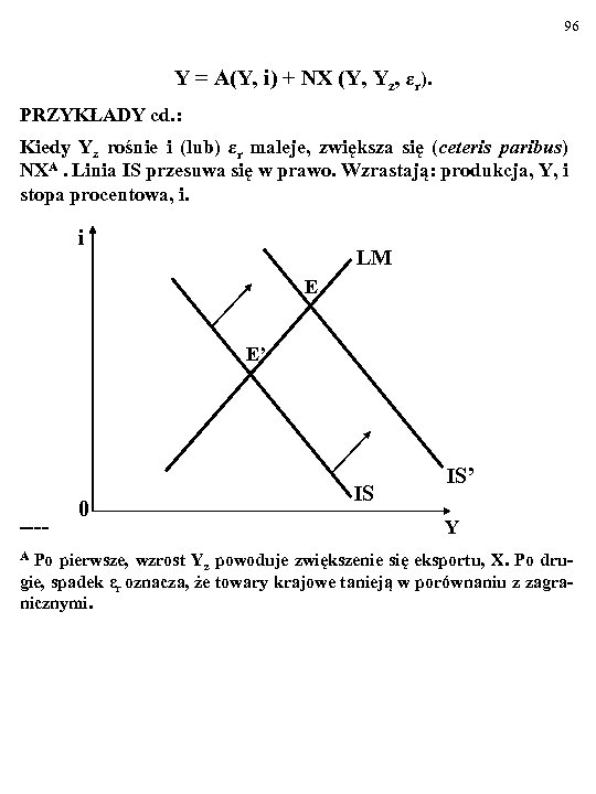 96 Y = A(Y, i) + NX (Y, Yz, εr). PRZYKŁADY cd. : Kiedy