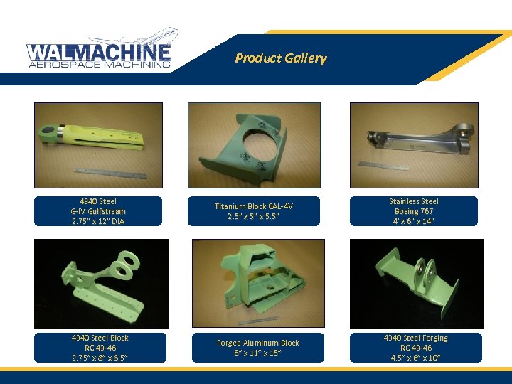 Product Gallery 4340 Steel G-IV Gulfstream 2. 75” x 12” DIA Titanium Block 6