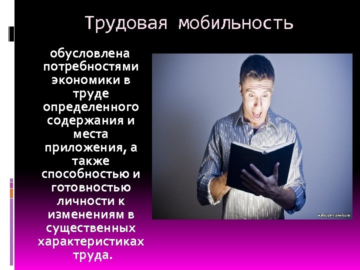 Трудовая мобильность. Мобильность рынка труда. Мобильность рабочей силы. Управление трудовой мобильностью.