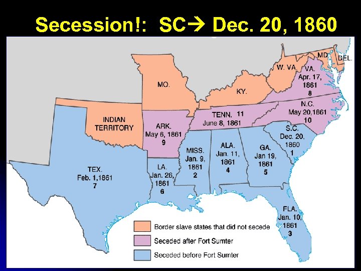 Secession!: SC Dec. 20, 1860 