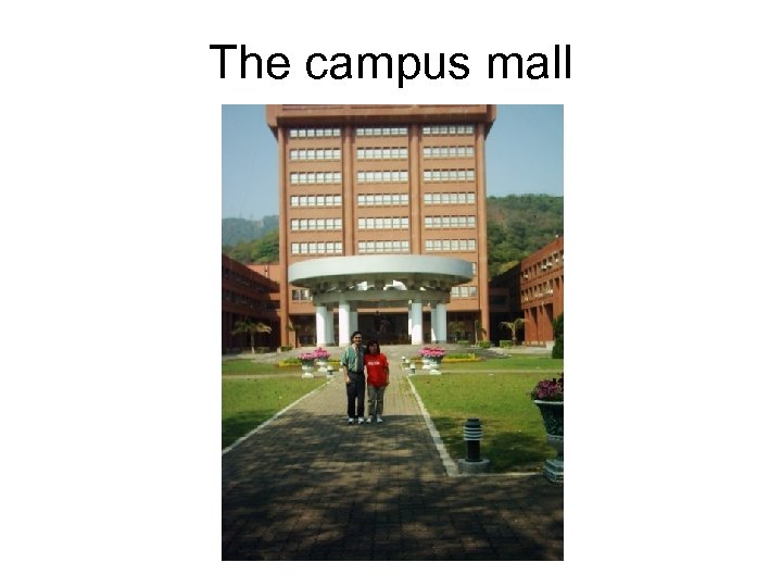 The campus mall 