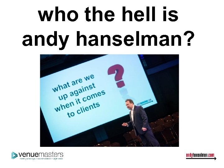 who the hell is andy hanselman? 