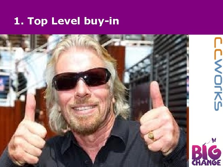 1. Top Level buy-in 