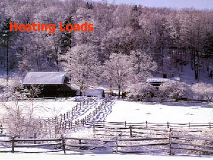 Heating Loads 