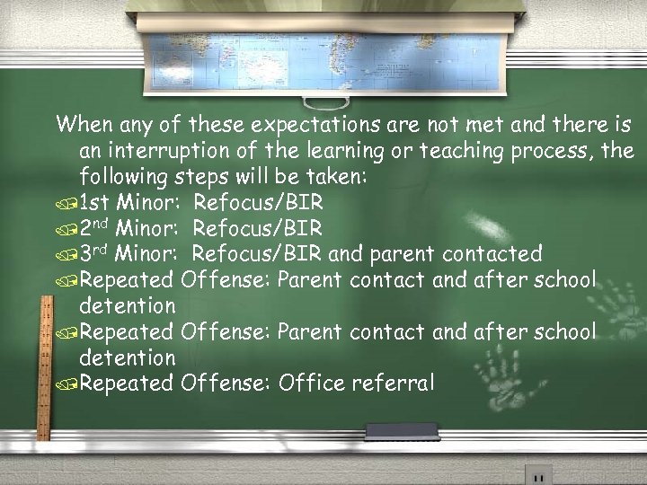 When any of these expectations are not met and there is an interruption of