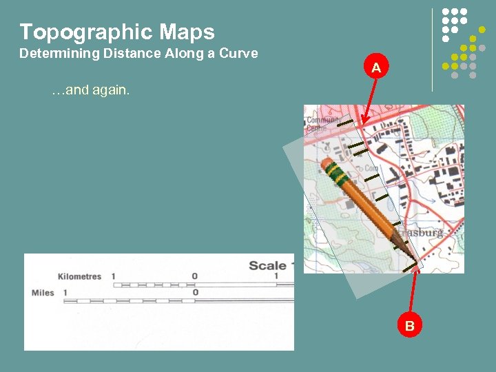Topographic Maps Determining Distance Along a Curve A …and again. B 