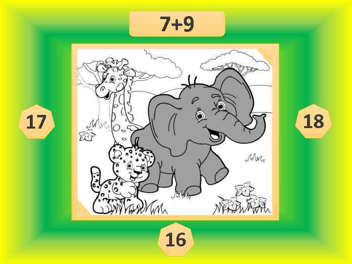 7+9 18 17 16 