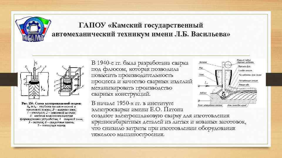 ГАПОУ «Камский государственный автомеханический техникум имени Л. Б. Васильева» • В 1940 -е гг.