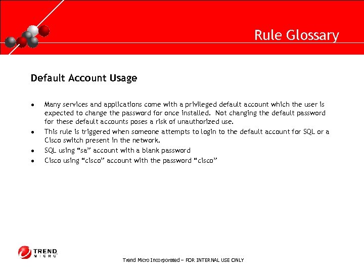 RUNNING HEADER, 14 PT. , ALL CAPS, Line Spacing=1 line Rule Glossary Default Account