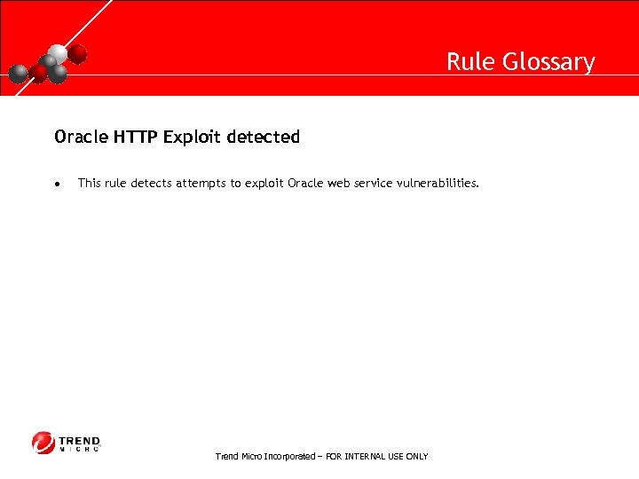 RUNNING HEADER, 14 PT. , ALL CAPS, Line Spacing=1 line Rule Glossary Oracle HTTP