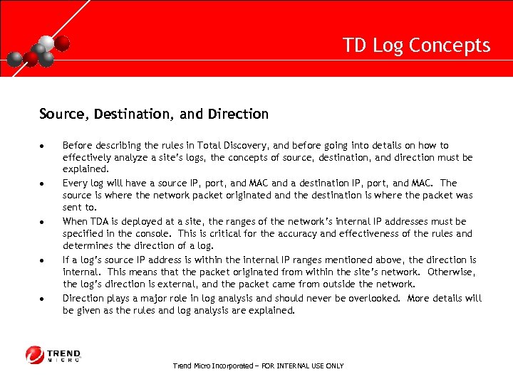 RUNNING HEADER, 14 PT. , ALL CAPS, Line Spacing=1 line TD Log Concepts Source,