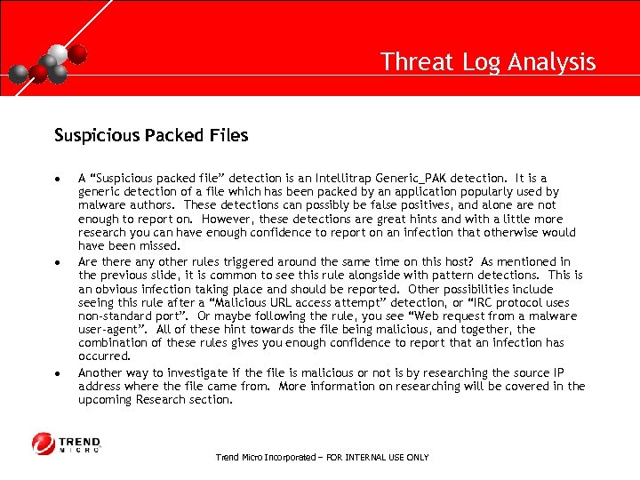 RUNNING HEADER, 14 PT. , ALL CAPS, Line Spacing=1 line Threat Log Analysis Suspicious