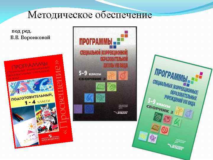 Методическое обеспечение под ред. В. В. Воронковой 