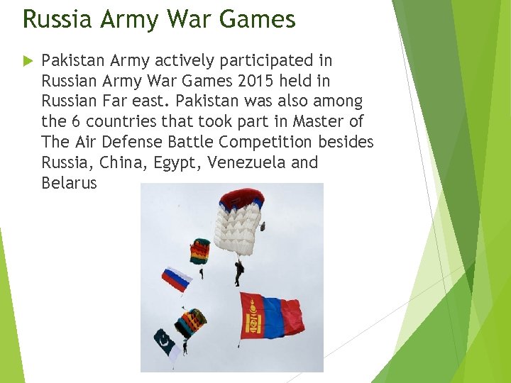 Russia Army War Games Pakistan Army actively participated in Russian Army War Games 2015