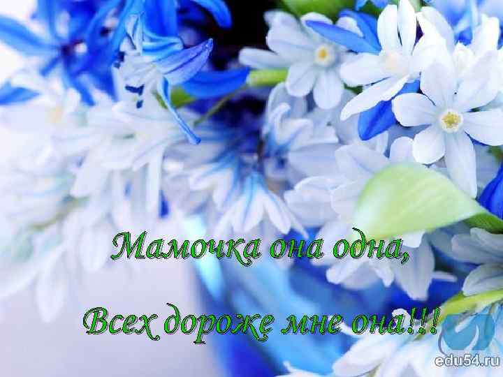 Мамочка она одна, Всех дороже мне она!!! 