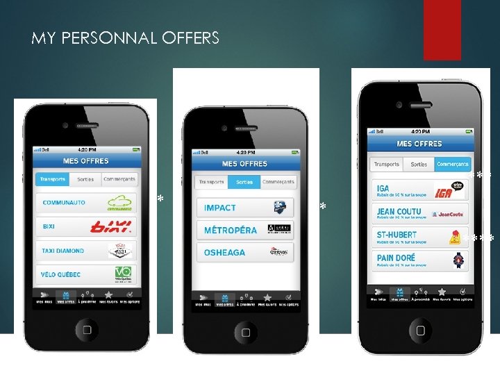 MY PERSONNAL OFFERS *** **** 