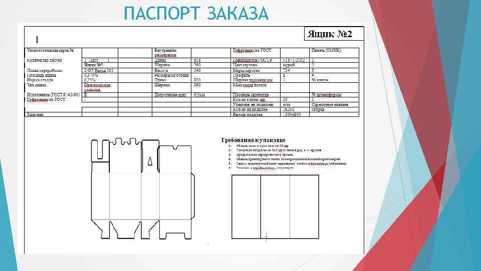 ПАСПОРТ ЗАКАЗА 17 